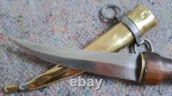 Antique Vintage Syrian Khanjar Knife Jambiya Dagger Khanjar Fighting / Sheath