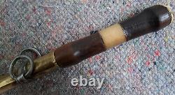 Antique Vintage Syrian Khanjar Knife Jambiya Dagger Khanjar Fighting / Sheath