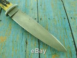 Antique Ww 2 Hartenau German Stag Boot Fighting Bowie Youth Dagger Knife Knives