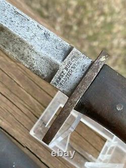 Antique Ww1 Ernst Busch German Trench Fighting Knife Dagger Solingen Rare Nr