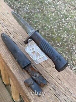 Antique Ww1 Ernst Busch German Trench Fighting Knife Dagger Solingen Rare Nr