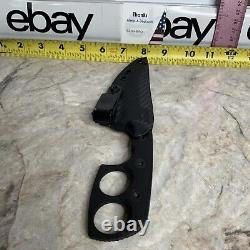 Apex Offensive Dagger 8.5 Black Knife By Half Face Blades Notched Thumb Rest