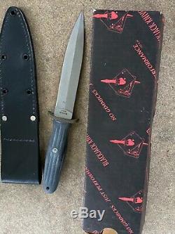 Applegate Fairbairn Blackjack Effingham leather sheath knife USA A2 Tool steel
