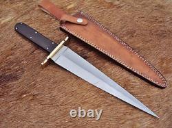 Arc Cutlery Custom Made Hunting Dagger D2 Tool Steel Bull Horn Knife With Sheath