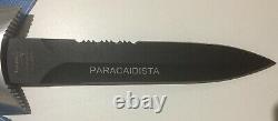 Argentine Army Paratrooper Yarara Brand Parachutist Dagger Knife Airborne Nib