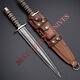 Arkansas Toothpick Rare Custom Made Damascus Steel Dagger Combat, Survival Knife