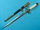 Austrian Austria Ww1 Navy Officer's Engraved Dagger Fighting Knife With Scabbard