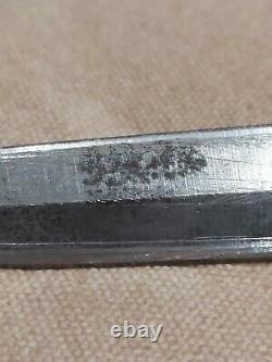 BLACK DEVIL CANADA-USA MODERN STYLE of WWII COMMANDO DAGGER KNIFE 1970s WW2