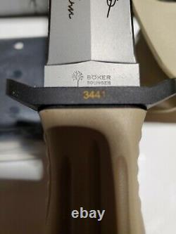 BOKER 120543DES APPLEGATE FAIRBAIRN DESERT STORM DAGGER KNIFE WithSHEATH NIB