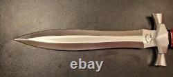 Badass Blades Handmade D2 Steel Combat Dagger/Short Sword Resin Handle- BA445