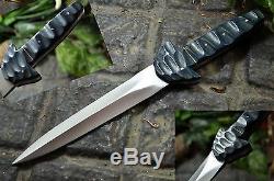 Bds Cutlery D2 Tool Steel Custom Made Combat German Camp Dagger Knife Uk-749