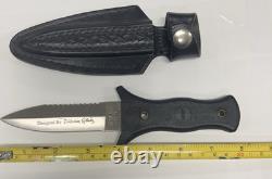 Bear MGC USA Dagger Fixed Blade Knife And Sheath Blackie Collins Design