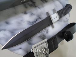 Bear & Son Dual Edge Subhilt Dagger Fixed Blade Knife Full Tang D2 Micarta G10