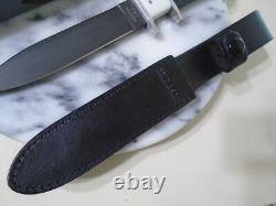 Bear & Son Dual Edge Subhilt Dagger Fixed Blade Knife Full Tang D2 Micarta G10