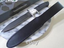 Bear & Son Dual Edge Subhilt Dagger Fixed Blade Knife Full Tang D2 Micarta G10