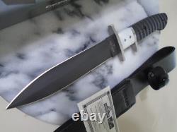 Bear & Son Dual Edge Subhilt Dagger Fixed Blade Knife Full Tang D2 Micarta G10