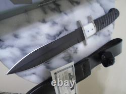 Bear & Son Dual Edge Subhilt Dagger Fixed Blade Knife Full Tang D2 Micarta G10