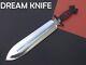 Beautiful Custom Handmade 12 In Steel Hunting Dagger Knife With Sheath