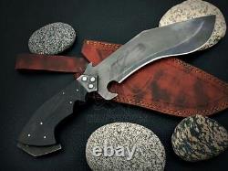 Beautiful Custom Handmade 17'' High Carbon Steel Hunting Dagger With Sheath