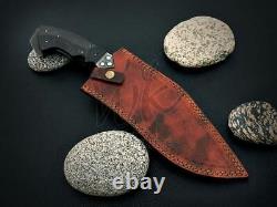 Beautiful Custom Handmade 17'' High Carbon Steel Hunting Dagger With Sheath