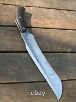 Beautiful Custom Handmade 19'' High Carbon Steel Hunting Dagger With Sheath