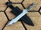 Beautiful Custom Made D2 Steel Dagger Camping Knife Survival Dagger Knife+sheath