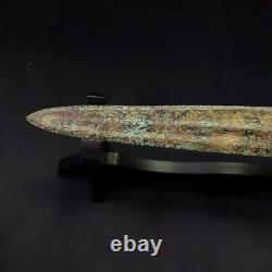 Beautiful Handle Design Ancient BRONZE DAGGER Combat knife