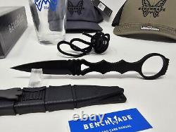 Benchmade 176BK SOCP Dagger Black Sheath 3.22 inch Dagger Black