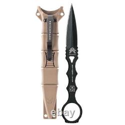 Benchmade 176BKSN SOCP Dagger Fixed Blade 3.22in 440c Steel Blade with Sand Sheath