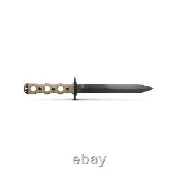 Benchmade 185BK-1 SOCP Fixed Blade 7.11in CPM-3V Double Edge Dagger Cobalt Black