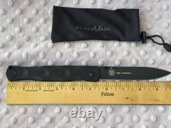 Benchmade SOCP 390 BK Black Folding Dagger Combat Knife, SOCP 4.5, NOS in box