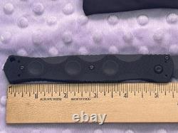 Benchmade SOCP 390 BK Black Folding Dagger Combat Knife, SOCP 4.5, NOS in box