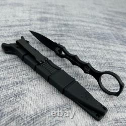 Benchmade SOCP Dagger 176BK Fixed Blade Knife, Black Handle sheat NEW