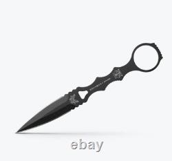 Benchmade SOCP Dagger 176BK Fixed Blade Knife, Coated Finish, Black Handle sheat