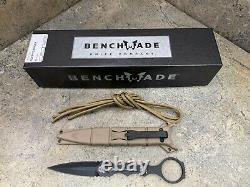 Benchmade SOCP Skeletonized Dagger 176BKSN Black Blade, Sheath Thompson Design