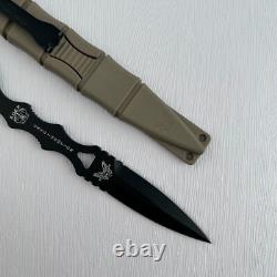 Benchmade SOCPDagger 176BKSN-440C Steel Fixed Blade/Coated Finish/Sand Sheath