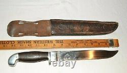 Big 14 Vintage Hand Made Trench Art Combat Fighting Dagger Wwii Era Bowie Knife