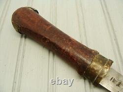 Big Copper Antique Moroccan Koummya Curved Fighting Dagger Knife Arabic Knives