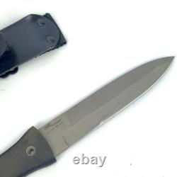 Blackjack Blackmoor 2000 Fixed Blade Knife Dagger Micarta Handle with Sheath USA