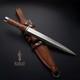 Boh-arkanas Toothpick D2 Steel Hunting Dagger Bowie Knife With Sheath