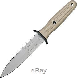Boker 11 Applegate-Fairbairn Combat Fixed Stainless Dagger Tan Knife 120543DES