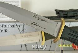 Boker Applegate-Fairbairn Combat Knife Double Edge New Old Stock Fighting Knife