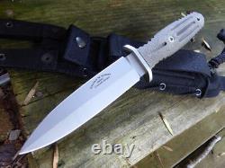 Boker Knife Tree Brand Harsey 5.5 Dagger Applegate 120545 Green Micarta sheath