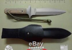 Boker Schanz Stutensee Dagger Knife with Original Leather Sheath