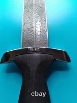 Boker Swiss Dagger Twisted Damascus Knife