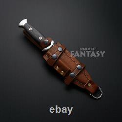 Boot Custom D2 Steel Hunting Survival Tactical Combat Commando Dagger Knife