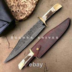 Bowie Knife 12''Hunting/Tactical/Survival/Combat knife/chef/Dagger knife gift