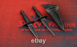 British Army Fairbairn Sykes Fighting Dagger Knives PairBlack version Daggers