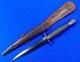 British English Ww2 Fairbairn Sykes Commando Fighting Knife Dagger With Sheath