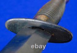 British English WW2 Fairbairn Sykes Commando Fighting Knife Dagger with Sheath